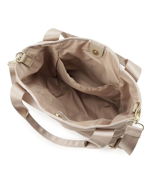 OPAQUE.CLIP（オペークドットクリップ）の「◆ポリエステルミドルサイズトートバッグ【2WAY】（トートバッグ・レディース・ブラック/ベージュ/ライトグレー・00）」の16枚目の写真