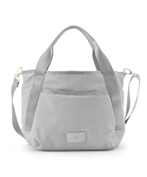 OPAQUE.CLIP（オペークドットクリップ）の「◆ポリエステルミドルサイズトートバッグ【2WAY】（トートバッグ・レディース・ブラック/ベージュ/ライトグレー・00）」の13枚目の写真