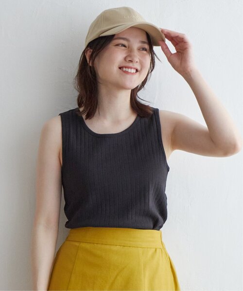 LBC(エルビーシー)の「コットンUSA針抜きタンクトップ 23(タンクトップ・レディース・ブラック/レッド/ホワイト/ベージュ/グリーン系その他・M/L)」の3枚目の写真