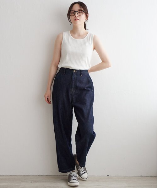 LBC(エルビーシー)の「コットンUSA針抜きタンクトップ 23(タンクトップ・レディース・ブラック/レッド/ホワイト/ベージュ/グリーン系その他・M/L)」の7枚目の写真