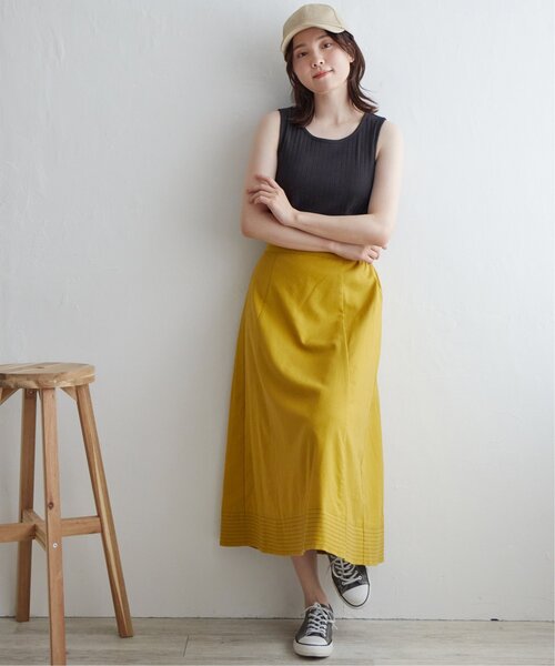 LBC(エルビーシー)の「コットンUSA針抜きタンクトップ 23(タンクトップ・レディース・ブラック/レッド/ホワイト/ベージュ/グリーン系その他・M/L)」の9枚目の写真