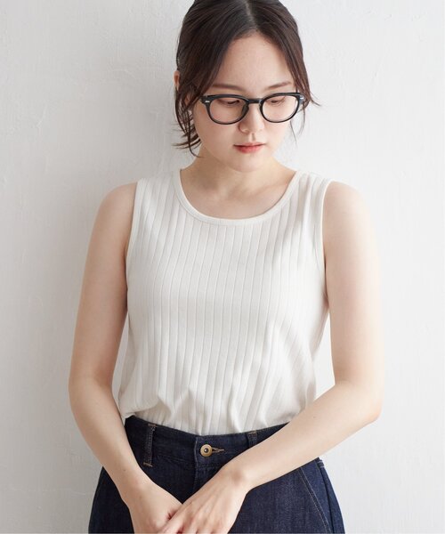 LBC(エルビーシー)の「コットンUSA針抜きタンクトップ 23(タンクトップ・レディース・ブラック/レッド/ホワイト/ベージュ/グリーン系その他・M/L)」の17枚目の写真