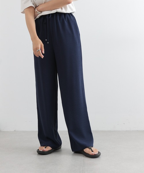 COLONY 2139（コロニートゥーワンスリーナイン）の「ソフトリネンライクワイドパンツ（その他パンツ・レディース・ベージュ/ブラック/オレンジ/ネイビー・SMALL/MEDIUM）」の3枚目の写真