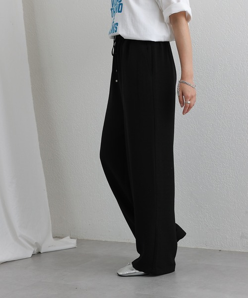COLONY 2139（コロニートゥーワンスリーナイン）の「ソフトリネンライクワイドパンツ（その他パンツ・レディース・ベージュ/ブラック/オレンジ/ネイビー・SMALL/MEDIUM）」の18枚目の写真