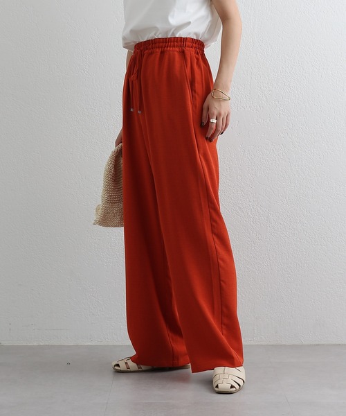 COLONY 2139（コロニートゥーワンスリーナイン）の「ソフトリネンライクワイドパンツ（その他パンツ・レディース・ベージュ/ブラック/オレンジ/ネイビー・SMALL/MEDIUM）」の11枚目の写真