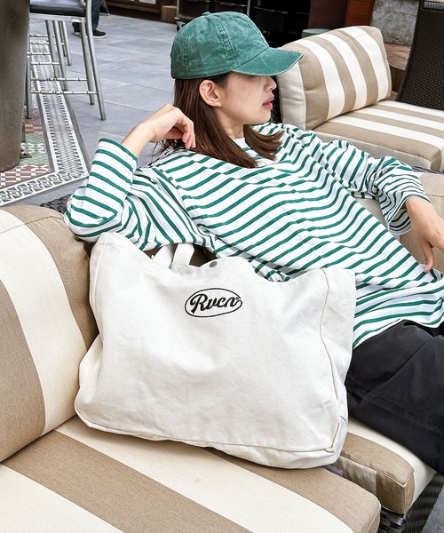 RVCA(ルーカ)の「RVCA メンズ PILS BAG バッグ【2023年夏モデル】/ルーカトートバッグ(トートバッグ・メンズ・ブラック/ホワイト/ブルー・FREE)」の21枚目の写真