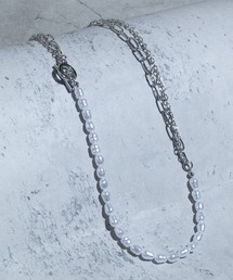 JOHN'S CLOSET | 【40】デザインチェーン/パールネックレス(ネックレス)