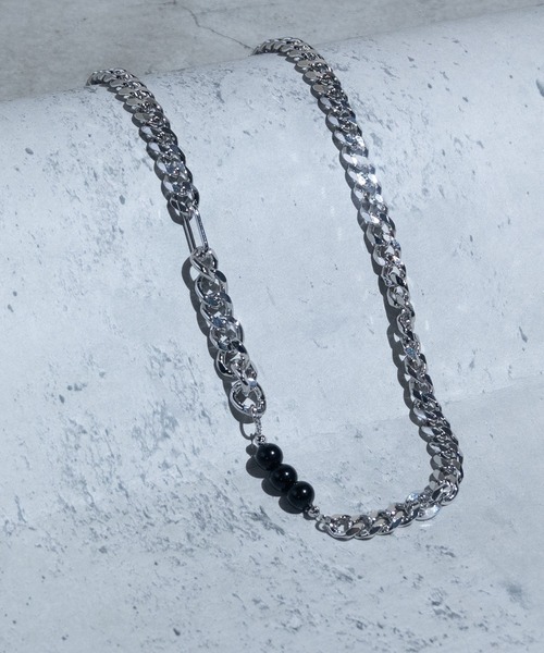 JOHN'S CLOSET（ジョンズクローゼット）の「【40】デザインチェーン/パールネックレス（ネックレス・メンズ・A/D/B/E/C・FREE）」の3枚目の写真