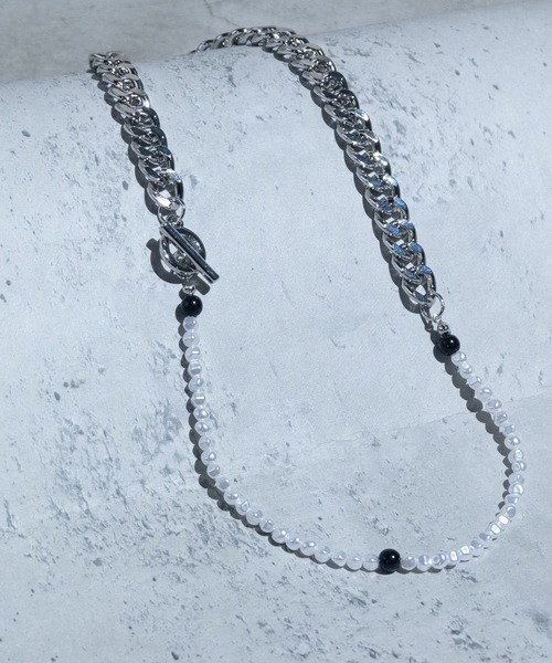 JOHN'S CLOSET（ジョンズクローゼット）の「【40】デザインチェーン/パールネックレス（ネックレス・メンズ・A/D/B/E/C・FREE）」の4枚目の写真