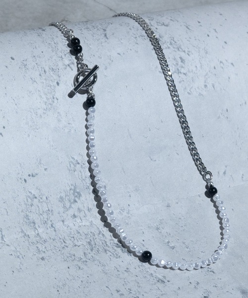 JOHN'S CLOSET（ジョンズクローゼット）の「【40】デザインチェーン/パールネックレス（ネックレス・メンズ・A/D/B/E/C・FREE）」の5枚目の写真