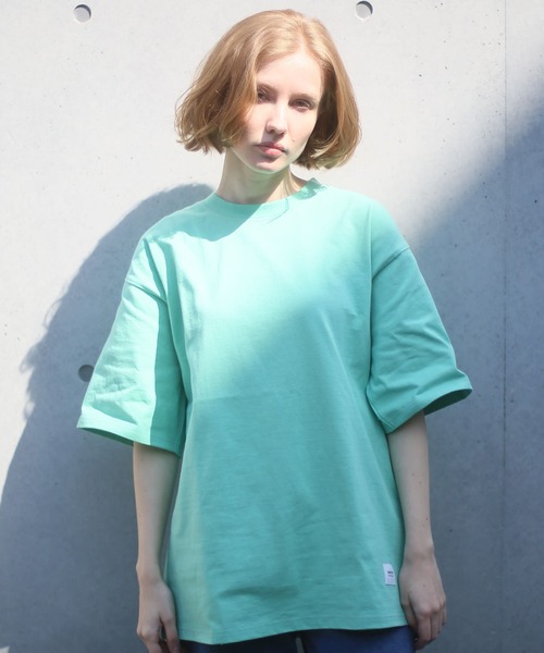 ALWAYS GOOD TIME(オルウェイズグッドタイム)の「【BAEXFATE】OE天竺 クルーネック半袖Tシャツ(Tシャツ/カットソー・メンズ・ブラック/グレイッシュベージュ/オフホワイト/グリーン・M/L/XL)」の16枚目の写真