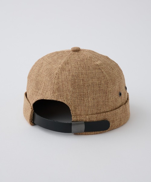 COLONY 2139（コロニートゥーワンスリーナイン）の「リネンライクロールキャップ（キャップ・メンズ・ブラック/カーキ/ベージュ・FREE）」の7枚目の写真