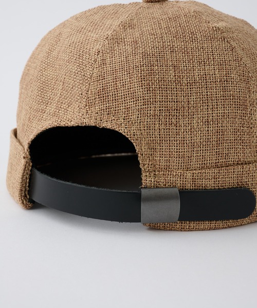COLONY 2139（コロニートゥーワンスリーナイン）の「リネンライクロールキャップ（キャップ・メンズ・ブラック/カーキ/ベージュ・FREE）」の10枚目の写真