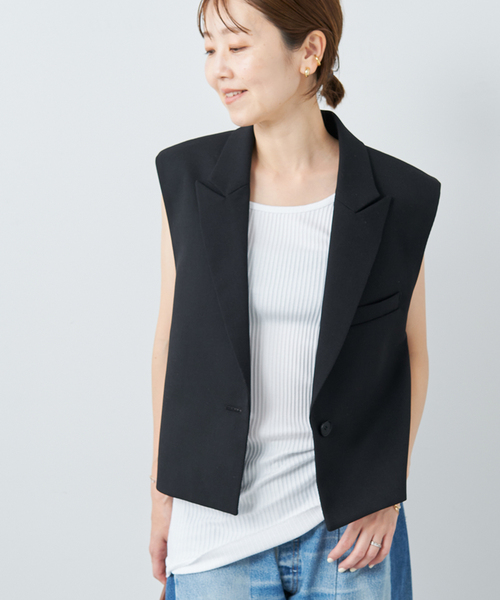 最新最全のをすべて JACKET plage（プラージュ）の「BOXY ベスト（ベスト）」 WEAR - トップス