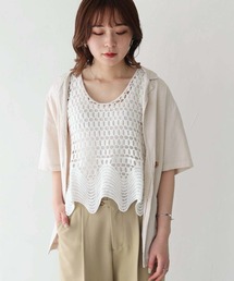 HER CLOSET | 【HER CLOSET】WEB限定クロシェベスト WEB LIMITED CROCHET VEST(ベスト)