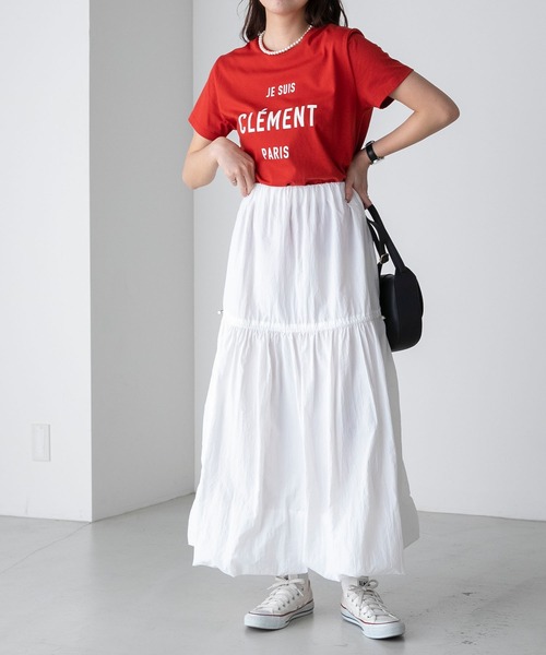 ドロストギャザーバルーンスカート（スカート）｜BONLECILL