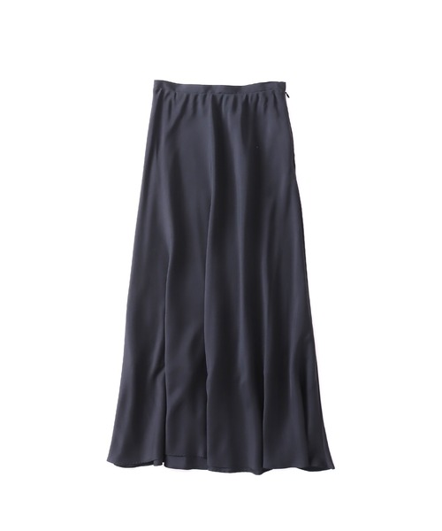 DRESSLAVE（ドレスレイブ）の「fibril chambray flare skirt（スカート・レディース・ブラック/ベージュ・36/38）」の2枚目の写真