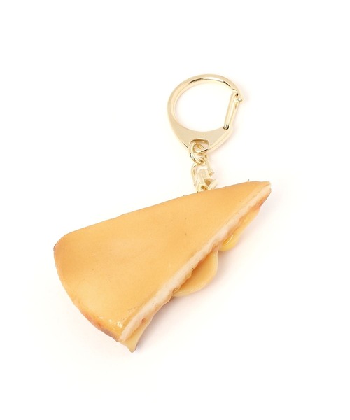 BAYFLOW（ベイフロー）の「［食品キーホルダー］ピザ（キーホルダー・レディース・ベージュ・0）」の4枚目の写真