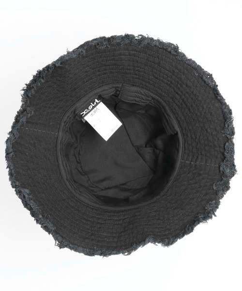 X-girl（エックスガール）の「CUT OFF BUCKET HAT（ハット・レディース・ブラウン/グレー/ブラック・ONE SIZE）」の7枚目の写真