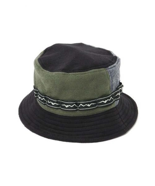 MANASTASH（マナスタッシュ）の「MANASTASH/マナスタッシュ　POLARTEC BOONIE 22　ポーラーテックブーニー22　フリースハット（ハット・メンズ・オリーブ系/その他19/チャコール/ブラック・F）」の4枚目の写真