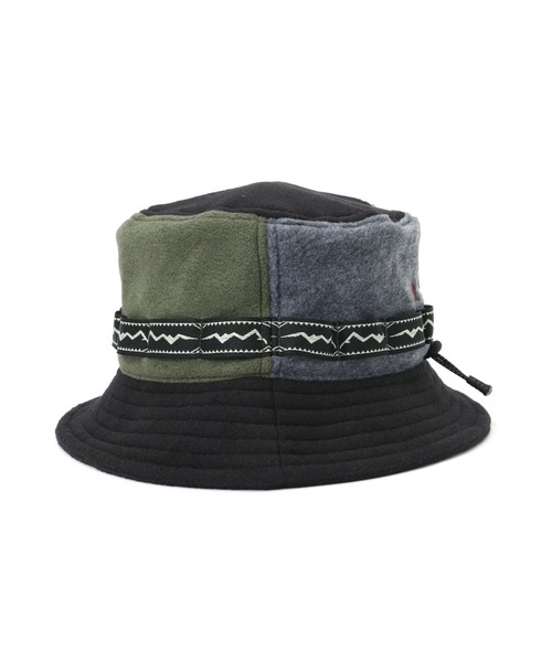 MANASTASH（マナスタッシュ）の「MANASTASH/マナスタッシュ　POLARTEC BOONIE 22　ポーラーテックブーニー22　フリースハット（ハット・メンズ・オリーブ系/その他19/チャコール/ブラック・F）」の6枚目の写真