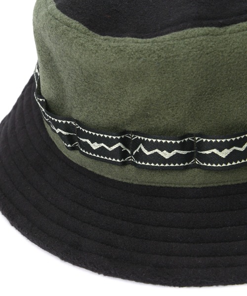 MANASTASH（マナスタッシュ）の「MANASTASH/マナスタッシュ　POLARTEC BOONIE 22　ポーラーテックブーニー22　フリースハット（ハット・メンズ・オリーブ系/その他19/チャコール/ブラック・F）」の8枚目の写真