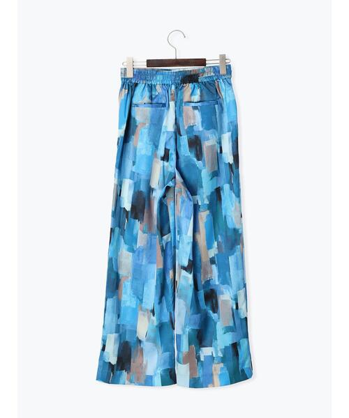 Te chichi（テチチ）の「アブストラクト柄サテンパンツ（その他パンツ・レディース・グリーン/ブルー・F）」の19枚目の写真