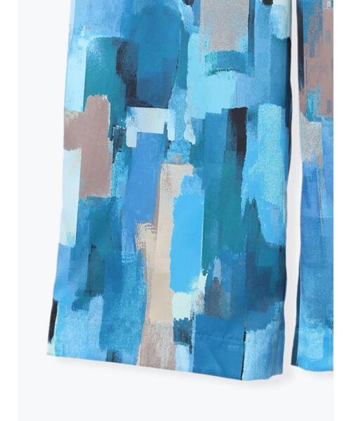 Te chichi（テチチ）の「アブストラクト柄サテンパンツ（その他パンツ・レディース・グリーン/ブルー・F）」の22枚目の写真