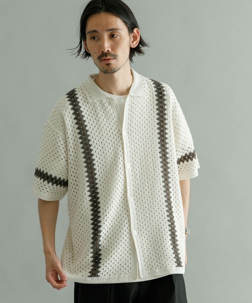 店内商品がすべてレジにて半額！！ URBAN RESEARCH（アーバンリサーチ）の「クロシェニットショート トップス