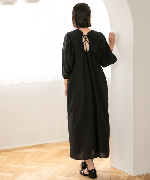 URBAN RESEARCH Sonny Label（アーバンリサーチサニーレーベル）の「『UR TECH』バックオープンワンピース（ワンピース・レディース・グレー系その他/ブラック/パープル・FREE）」の11枚目の写真