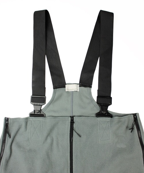 Universal Style Wear（ユニバーサルスタイルウェア）の「Universal Style Wear ダブル フリース オーバーオール（サロペット/オーバーオール・メンズ・ブラウン/ネイビー/チャコールグレー/ブラック・MEDIUM/LARGE/X-LARGE）」の12枚目の写真
