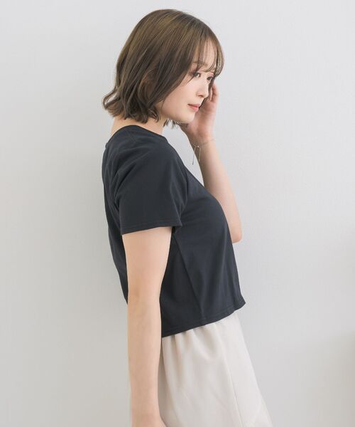 ems excite(エムズエキサイト)の「ラインストーンTEE(Tシャツ/カットソー・レディース・ブラック/ブルー/オフホワイト・FREE)」の10枚目の写真
