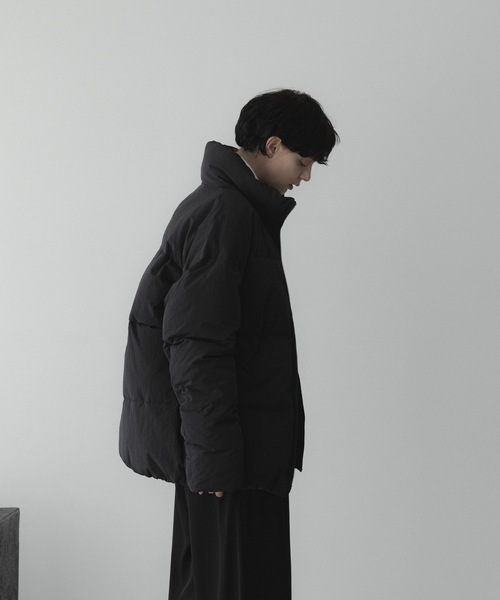 remer（リメール）の「【FELLEX】loose synthetic down over jacket / ルーズシンセティックダウンオーバージャケット（ダウンジャケット/コート・メンズ・チャコールグレー/ブラック・MEDIUM/SMALL/LARGE）」の4枚目の写真