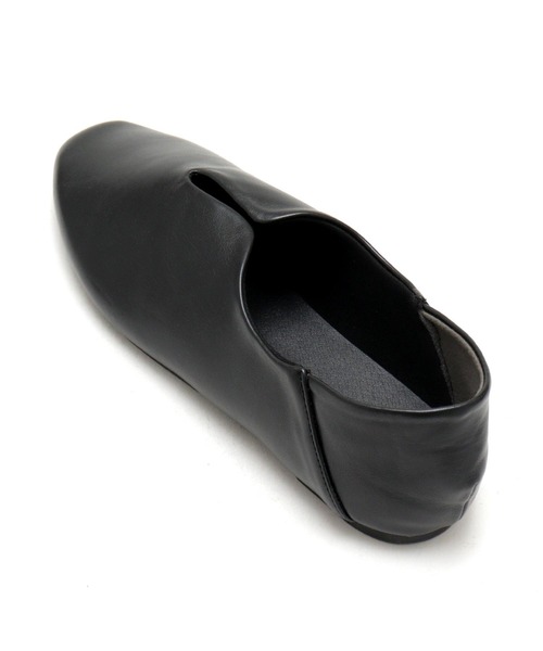 SOROTTO（ソロット）の「ふかふかインソール/スリットデザインの2wayぺたんこフラットソールシューズ/バブーシュ（パンプス・レディース・ブラウン/ブルー/ゴールド/サーモンピンク/ブラック・23.5cm/24.0cm/24.5cm/22.0cm/25.0cm/22.5cm/23.0cm）」の20枚目の写真