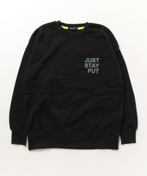 FUNALIVE（ファンアライブ）の「Fleece lining print loose fit sweatshirt / 裏起毛プリント ルーズフィットスウェット unisex（スウェット・メンズ・ブラック系/チャコールグレー/チャコール/ブラック系1/ホワイト系/ベージュ/杢グレー/ブラック/ネイビー/ブラック系2/ネイビー系/ダークグレー/ブラック系4/ベージュ系/ブラック系3/グレー系1/ホワイト/ホワイト系2・XL/L/M）」の9枚目の写真