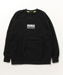 Fleece lining print loose fit sweatshirt / 裏起毛プリント ルーズフィットスウェット unisex