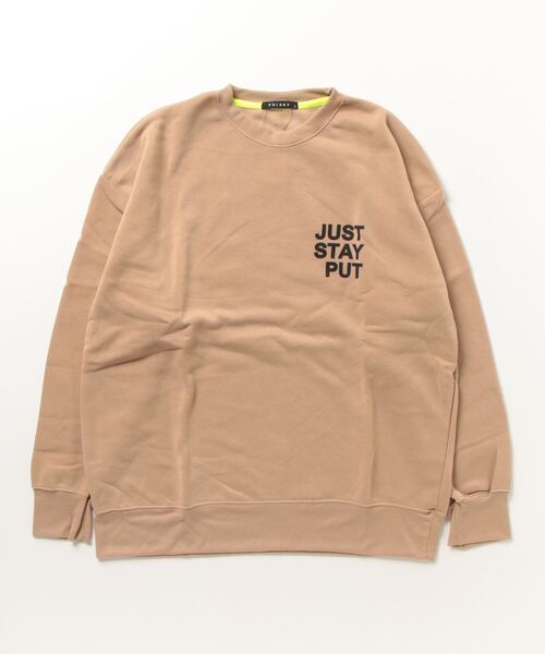 FUNALIVE（ファンアライブ）の「Fleece lining print loose fit sweatshirt / 裏起毛プリント ルーズフィットスウェット unisex（スウェット・メンズ・ブラック系/チャコールグレー/チャコール/ブラック系1/ホワイト系/ベージュ/杢グレー/ブラック/ネイビー/ブラック系2/ネイビー系/ダークグレー/ブラック系4/ベージュ系/ブラック系3/グレー系1/ホワイト/ホワイト系2・XL/L/M）」の16枚目の写真