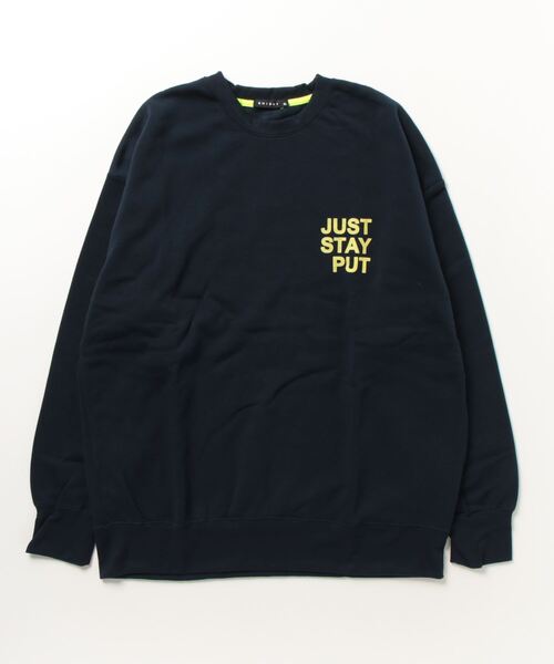 FUNALIVE（ファンアライブ）の「Fleece lining print loose fit sweatshirt / 裏起毛プリント ルーズフィットスウェット unisex（スウェット・メンズ・ブラック系/チャコールグレー/チャコール/ブラック系1/ホワイト系/ベージュ/杢グレー/ブラック/ネイビー/ブラック系2/ネイビー系/ダークグレー/ブラック系4/ベージュ系/ブラック系3/グレー系1/ホワイト/ホワイト系2・XL/L/M）」の18枚目の写真