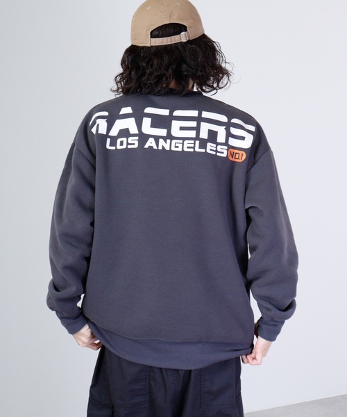 FUNALIVE（ファンアライブ）の「Fleece lining print loose fit sweatshirt / 裏起毛プリント ルーズフィットスウェット unisex（スウェット・メンズ・ブラック系/チャコールグレー/チャコール/ブラック系1/ホワイト系/ベージュ/杢グレー/ブラック/ネイビー/ブラック系2/ネイビー系/ダークグレー/ブラック系4/ベージュ系/ブラック系3/グレー系1/ホワイト/ホワイト系2・XL/L/M）」の14枚目の写真