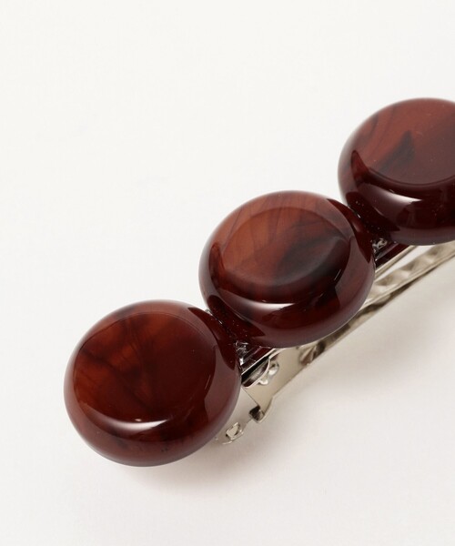 BEAMS BOY(ビームスボーイ)の「Jewel Casket / ロング バレッタ(バレッタ/ヘアクリップ・レディース・ブラック/その他/ネイビー・ONE SIZE)」の7枚目の写真