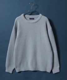 Feather Yarn Loosesized Knit Pullover/フェザーヤーン ルーズサイズ ニット プルオーバー