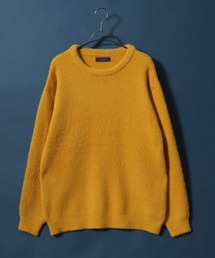 Feather Yarn Loosesized Knit Pullover/フェザーヤーン ルーズサイズ ニット プルオーバー