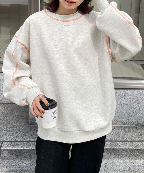 fitmore♡新品タグ付き！ミルフィーユスウェット！グレー！！ Fit more｜フィットモアのスウェット通販 - ZOZOTOWN