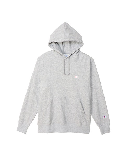 Champion(チャンピオン)の「【Champion/チャンピオン】メンズ ベーシック フーデッドスウェットシャツ(パーカー・メンズ・ブルーグリーン/ネイビー/ブラウン系/グレー/ブラック/オレンジ系その他/オートミール/ホワイト/ロイヤルブルー/ピーコックグリーン系/ベージュ系その他3/パープル系その他7/オレンジ系その他6/ダークグリーン系・XX-LARGE/SMALL/MEDIUM/LARGE/X-LARGE/X-SMALL)」の3枚目の写真