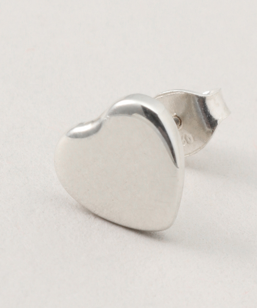 La TOTALITE（ラトータリテ）の「【NINA&JULES/ニナ・エ・ジュール】Heart ピアス（ピアス（両耳用）・レディース・シルバー・FREE）」の6枚目の写真