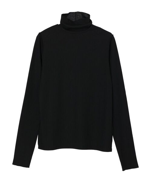 Green　Parks（グリーンパークス）の「カットリブタートルネックプルオーバー（インナーウェア/肌着・レディース・ブラック/ホワイト系その他2/ライトグリーン/パープル/ピンク/ダークグリーン・FREE）」の16枚目の写真