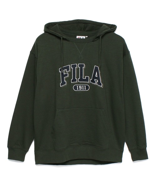 FILA(フィラ)の「【FILA】カレッジワッペン パーカー(パーカー・メンズ・カーキ/ブルー/ワイン・M/L/LL)」の11枚目の写真