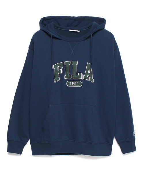 FILA(フィラ)の「【FILA】カレッジワッペン パーカー(パーカー・メンズ・カーキ/ブルー/ワイン・M/L/LL)」の10枚目の写真