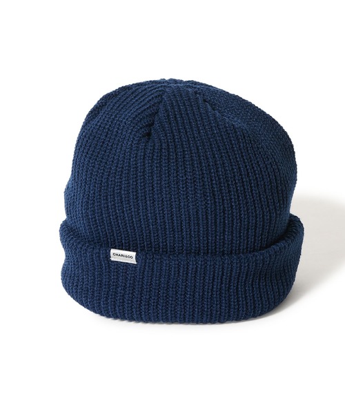 CHARI&CO（チャリアンドコー）の「REFLECTOR NAME WATCH CAP（ニットキャップ/ビーニー・メンズ・ネイビー・FREE）」の2枚目の写真