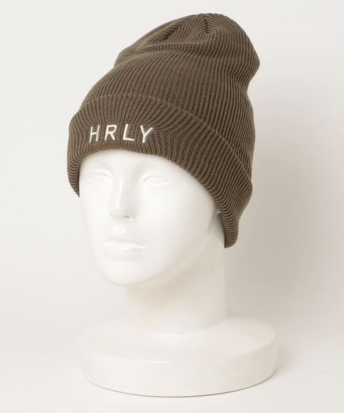 Hurley （ハーレー）の「【Hurley:ハーレー】M 2WAY HRLY WATCH BEANIE　ロゴビーニー　ニットキャップ　スキー　スノボー（ニットキャップ/ビーニー・メンズ・オリーブ/ブラック×ホワイト/ヘザーグレー・FREE）」の5枚目の写真